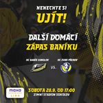 ⚒️🟡⚫️⚒️ Baník se po prvních pěti kolech drží na krásném 1. místě‼️⚒️ V sobotu 28.9. od 17:00 přivítá na svém ledě Zubry z Přerova 🦬 
Přijďte si užít zápas a podpořit BANÍK‼️⚒️🟡⚫️⚒️

#baniknejenhokej