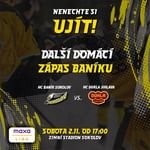 ⚒️🟡⚫️⚒️ V sobotu přijede do Sokolova 🦅 tým z Jihlavy 🦔⚔️
Na jejich ledě Baník zvítězil 1:5‼️Přijďte podpořit Baník, ať i v sobotu odjíždí Jihlava bez bodů 💪🏻🫡 

#baniknejenhokej #maxaliga #ceskyhokej