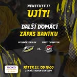 ⚒️🟡⚫️⚒️ Svátky a Silvestr jsou za námi a nový rok začínáme pořádnou bitvou! 🔥

V pátek na náš led zamíří k třetímu derby této sezony Piráti z Chomutova. 🏴‍☠️
Chomutovu máme co oplácet, tak přijďte podpořit Baník, ať jsme slyšet až do Chomutova! 💪🏻💛🖤

#baniknejenhokej #maxaliga #ceskyhokej #narodnitym