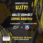 ⚒️🟡⚫️⚒️ DOMÁCÍ UTKÁNÍ SE BLÍŽÍ! 🏒

Ve středu to zase rozjedeme na našem ledě! 🔥 HC Baník Sokolov vyzve tým SK Horácká Slavia Třebíč. Přijďte podpořit naše bojovníky! 💛🖤 

#baniknejenhokej #maxaliga #ceskyhokej #narodnitym